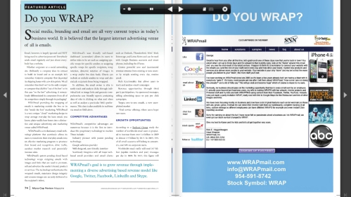 WRAPmail featured in latest issue of MicroCap Review Magazine